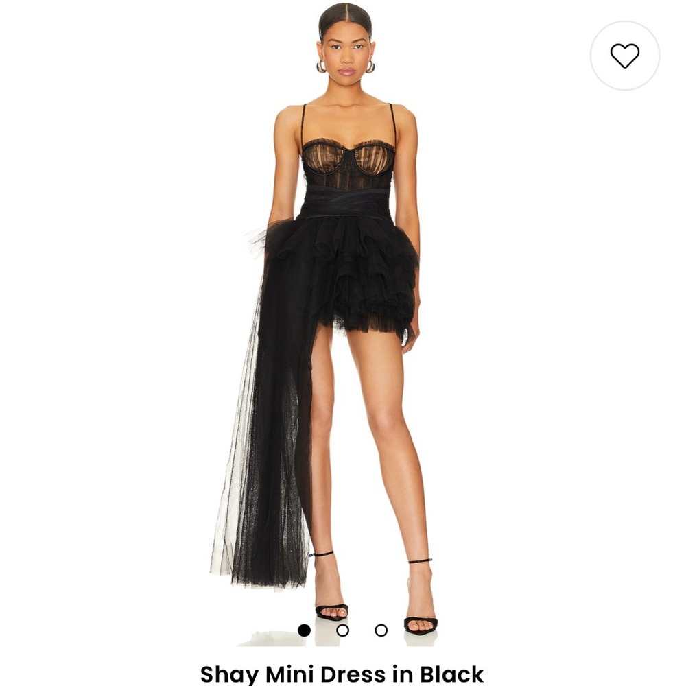 SHAY Mini Black Tulle Dress from REVOLVE BRAND NEW , NEVER WORN .